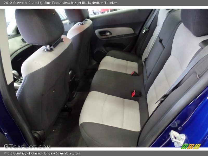 Blue Topaz Metallic / Jet Black/Medium Titanium 2012 Chevrolet Cruze LS