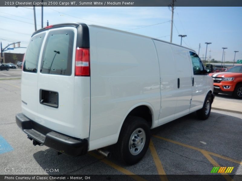 Summit White / Medium Pewter 2019 Chevrolet Express 2500 Cargo WT