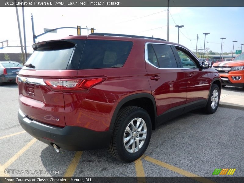 Cajun Red Tintcoat / Jet Black 2019 Chevrolet Traverse LT AWD