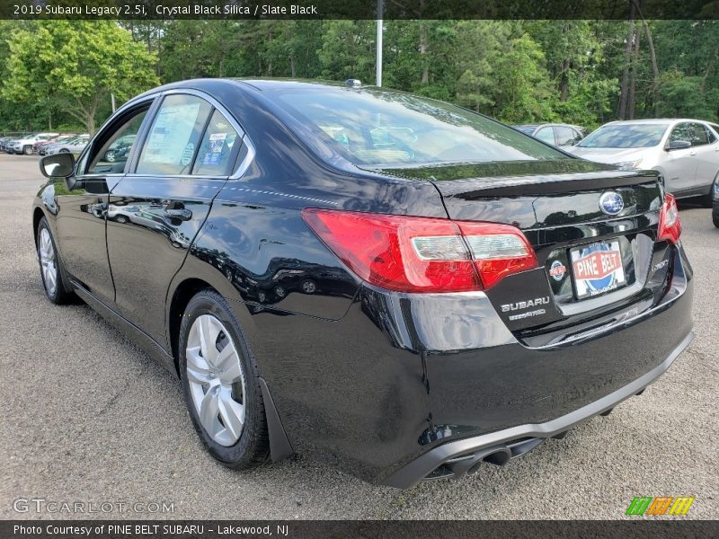 Crystal Black Silica / Slate Black 2019 Subaru Legacy 2.5i