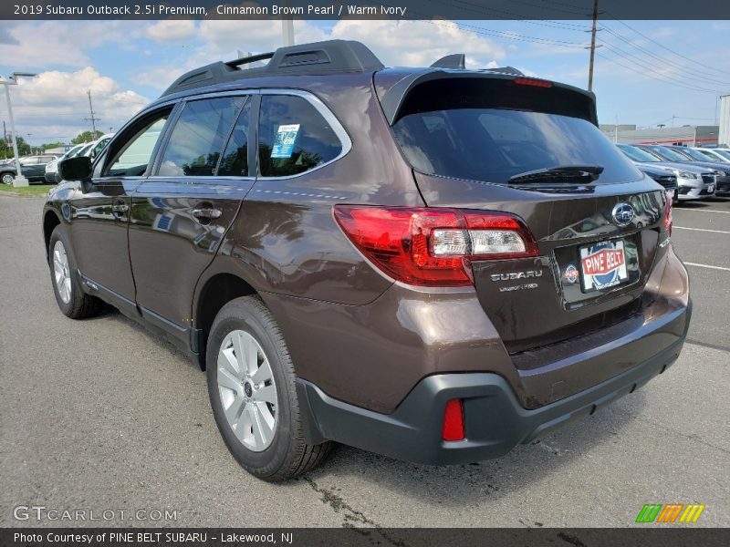 Cinnamon Brown Pearl / Warm Ivory 2019 Subaru Outback 2.5i Premium