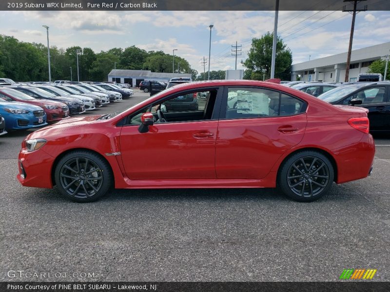  2019 WRX Limited Pure Red