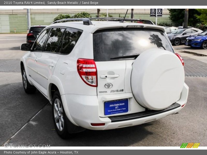 Sandy Beach Metallic / Sand Beige 2010 Toyota RAV4 Limited