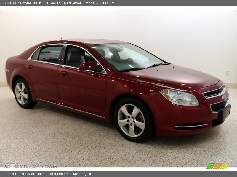 Red Jewel Tintcoat / Titanium 2010 Chevrolet Malibu LT Sedan
