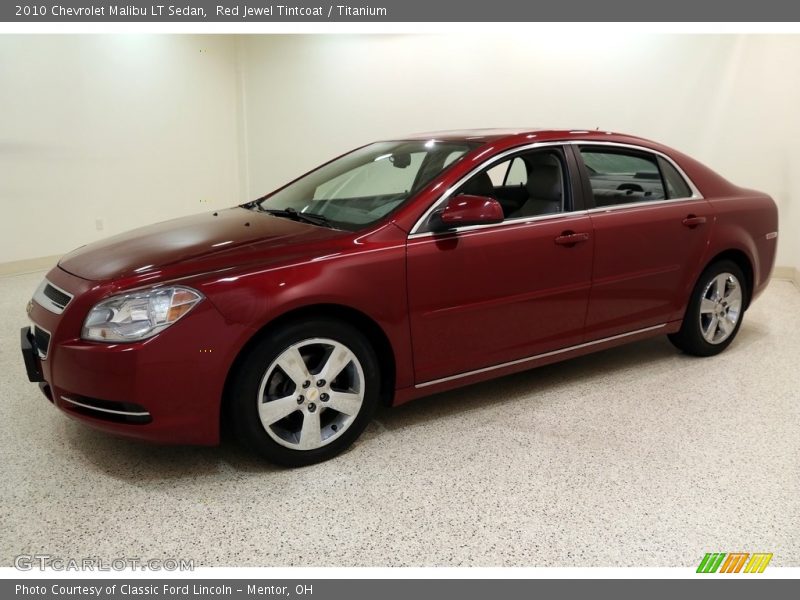 Red Jewel Tintcoat / Titanium 2010 Chevrolet Malibu LT Sedan
