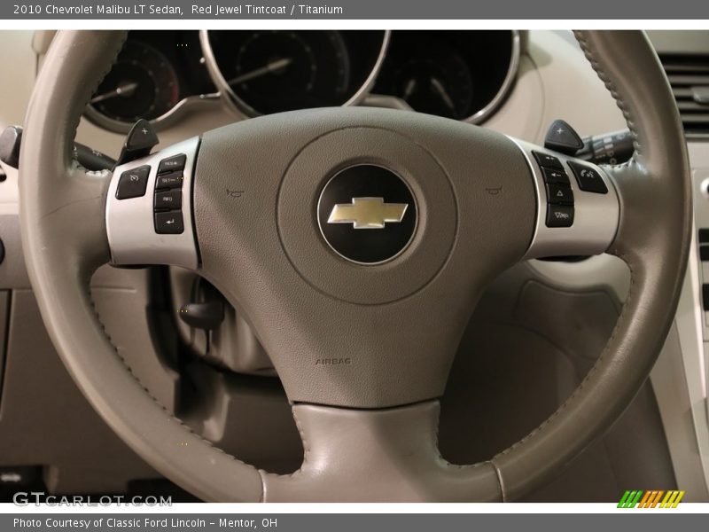 Red Jewel Tintcoat / Titanium 2010 Chevrolet Malibu LT Sedan