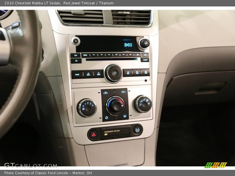 Red Jewel Tintcoat / Titanium 2010 Chevrolet Malibu LT Sedan
