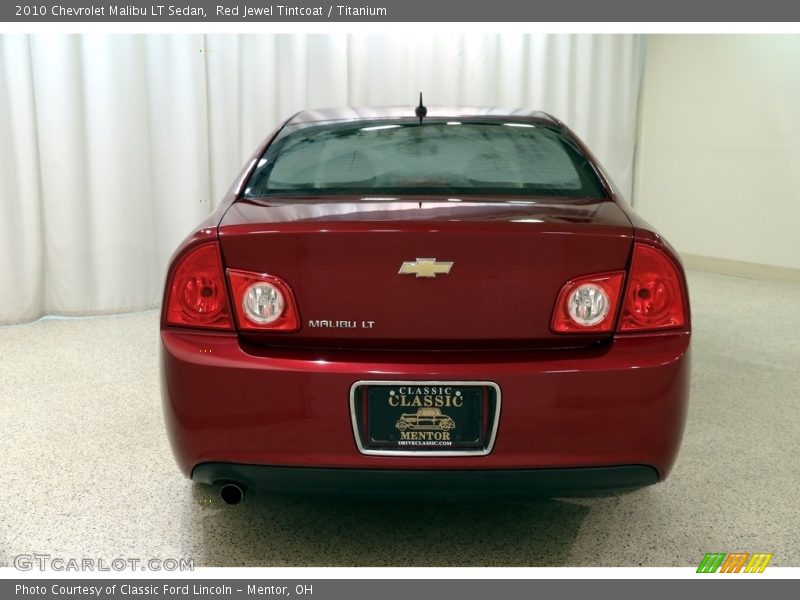 Red Jewel Tintcoat / Titanium 2010 Chevrolet Malibu LT Sedan