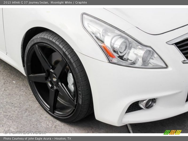 Moonlight White / Graphite 2013 Infiniti G 37 Journey Sedan