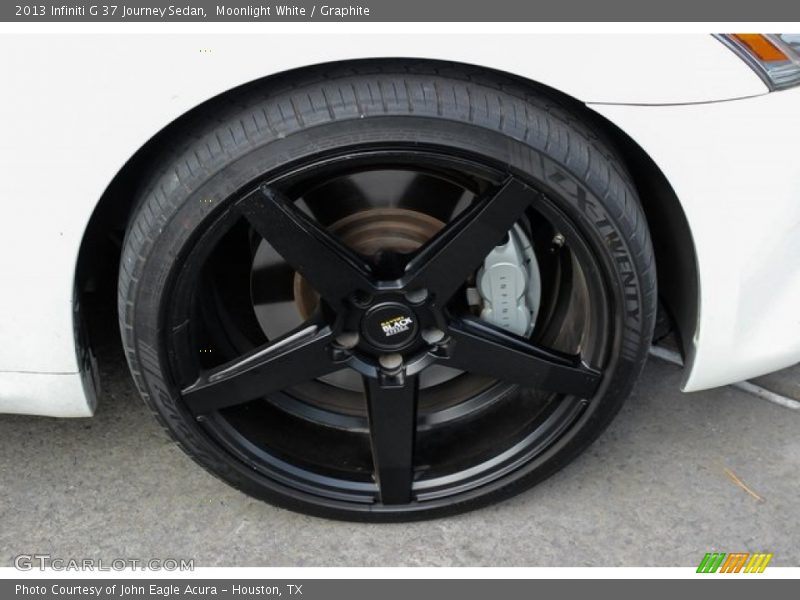 Moonlight White / Graphite 2013 Infiniti G 37 Journey Sedan