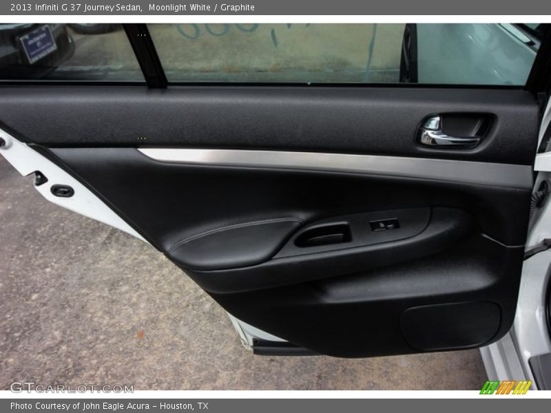 Moonlight White / Graphite 2013 Infiniti G 37 Journey Sedan