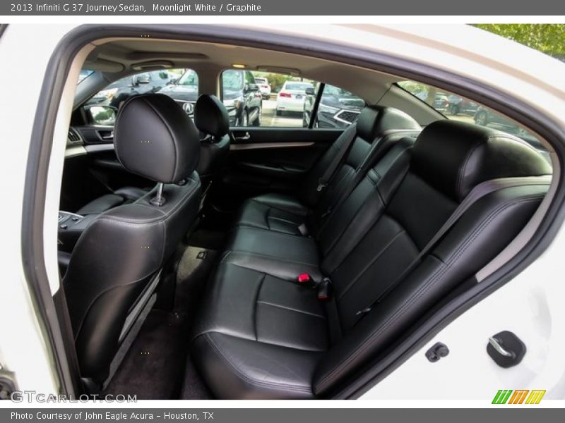 Moonlight White / Graphite 2013 Infiniti G 37 Journey Sedan