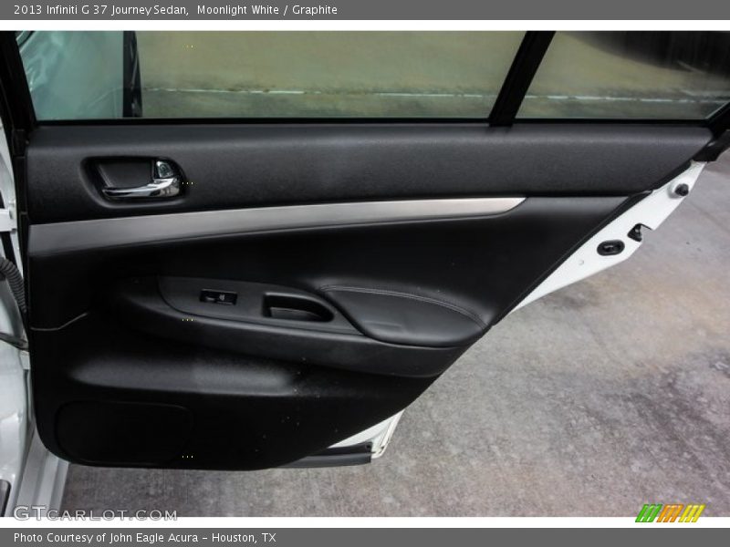 Moonlight White / Graphite 2013 Infiniti G 37 Journey Sedan