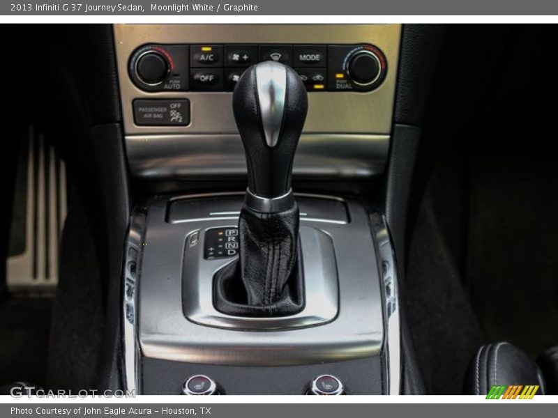 Moonlight White / Graphite 2013 Infiniti G 37 Journey Sedan