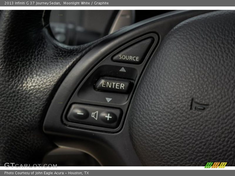 Moonlight White / Graphite 2013 Infiniti G 37 Journey Sedan