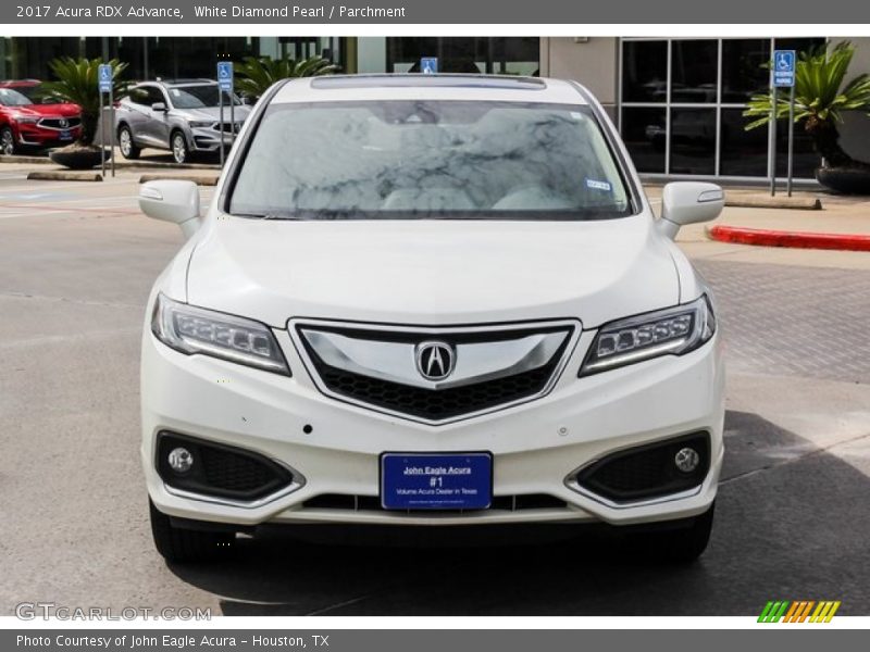 White Diamond Pearl / Parchment 2017 Acura RDX Advance