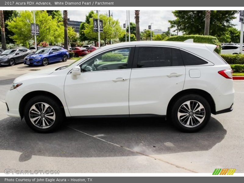 White Diamond Pearl / Parchment 2017 Acura RDX Advance