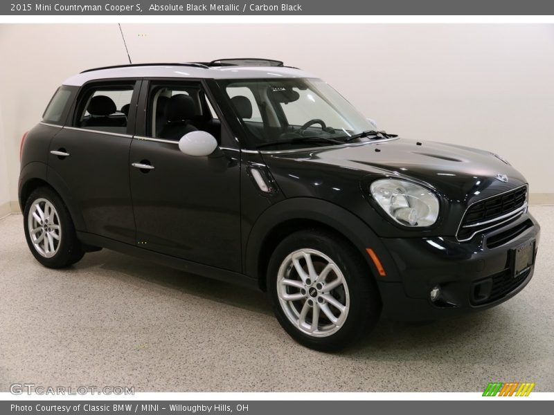 Absolute Black Metallic / Carbon Black 2015 Mini Countryman Cooper S