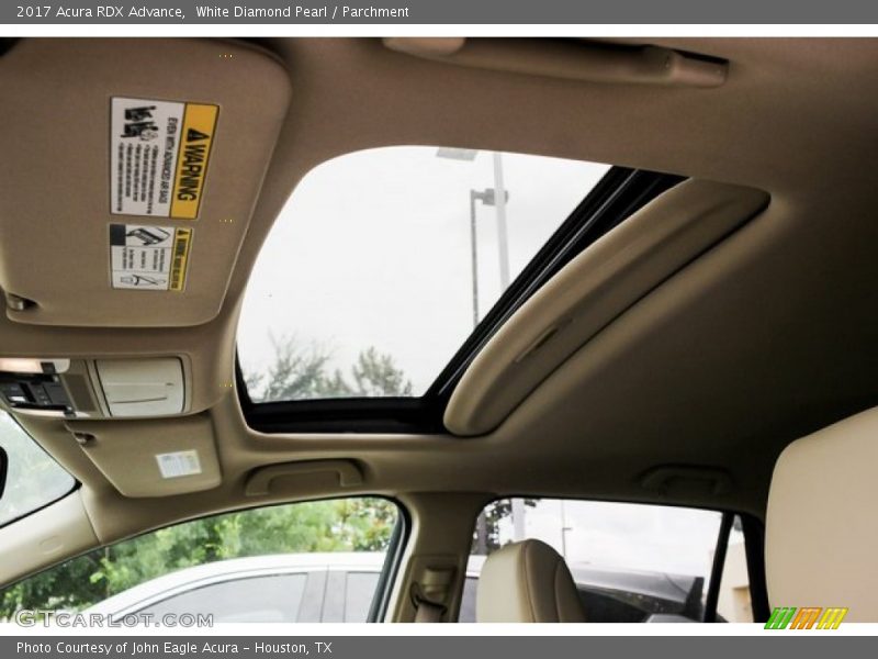 White Diamond Pearl / Parchment 2017 Acura RDX Advance