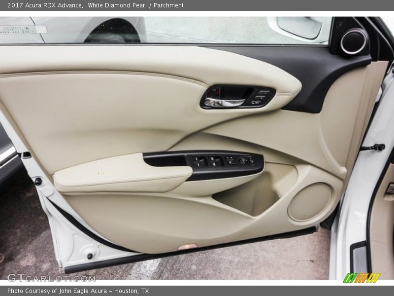 White Diamond Pearl / Parchment 2017 Acura RDX Advance
