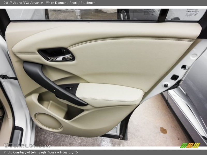 White Diamond Pearl / Parchment 2017 Acura RDX Advance
