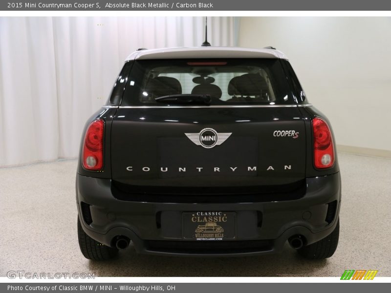 Absolute Black Metallic / Carbon Black 2015 Mini Countryman Cooper S