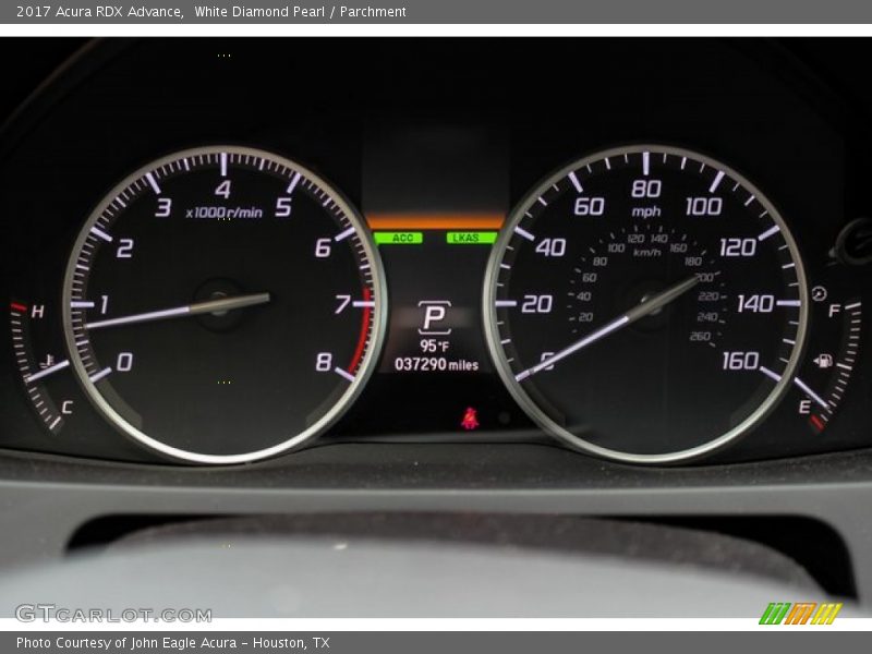 White Diamond Pearl / Parchment 2017 Acura RDX Advance