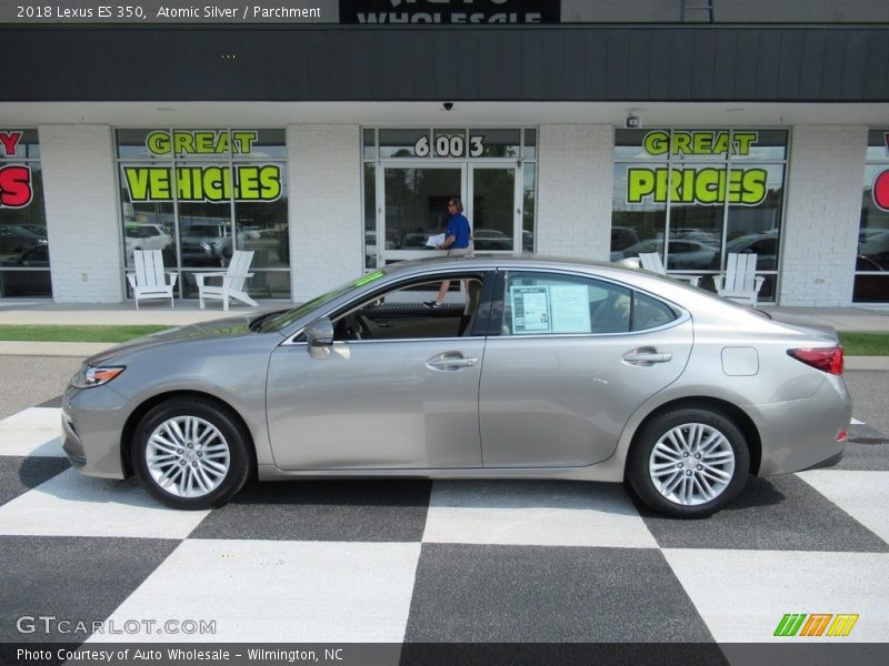 Atomic Silver / Parchment 2018 Lexus ES 350