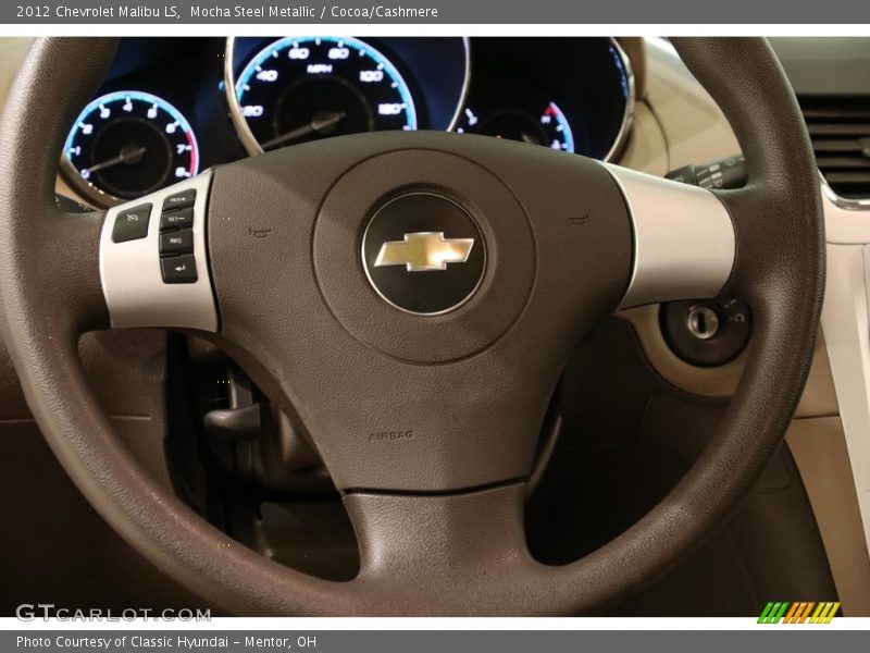 Mocha Steel Metallic / Cocoa/Cashmere 2012 Chevrolet Malibu LS