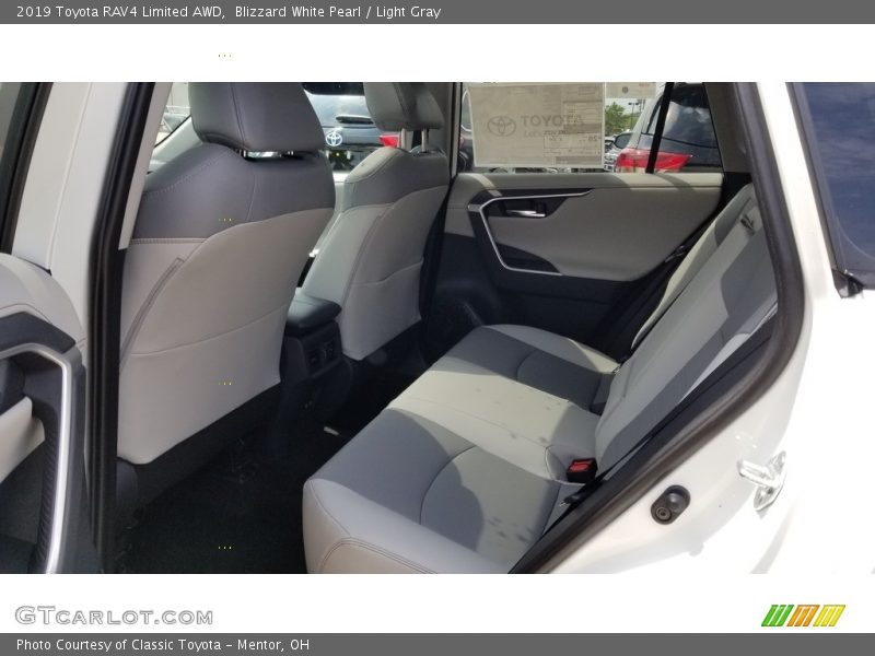 Rear Seat of 2019 RAV4 Limited AWD