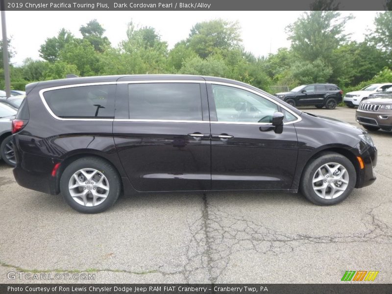 Dark Cordovan Pearl / Black/Alloy 2019 Chrysler Pacifica Touring Plus