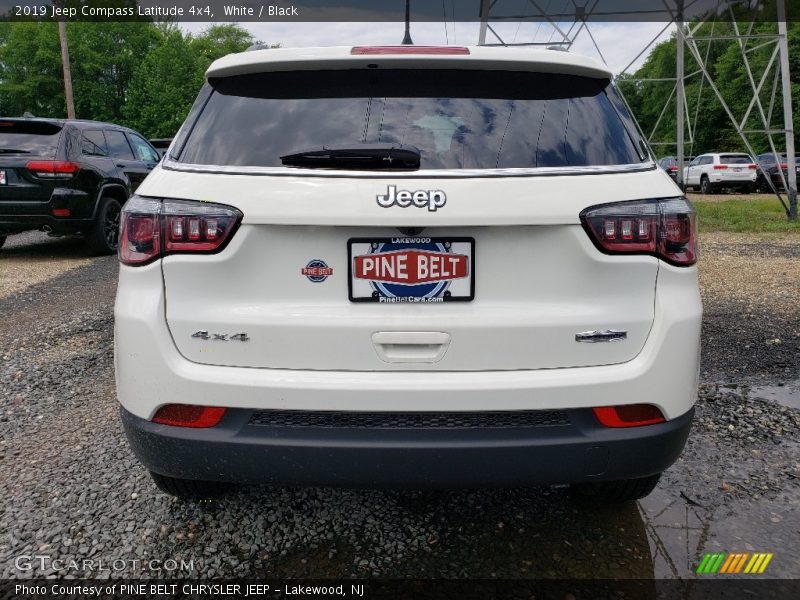 White / Black 2019 Jeep Compass Latitude 4x4