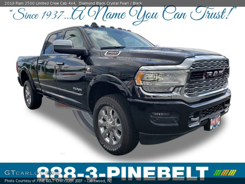 Diamond Black Crystal Pearl / Black 2019 Ram 2500 Limited Crew Cab 4x4
