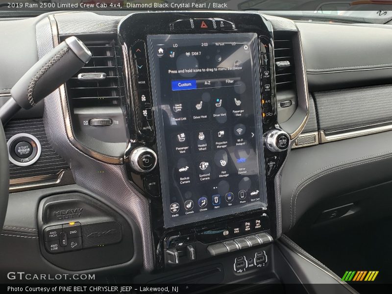 Dashboard of 2019 2500 Limited Crew Cab 4x4