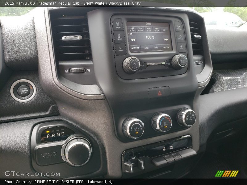 Controls of 2019 3500 Tradesman Regular Cab
