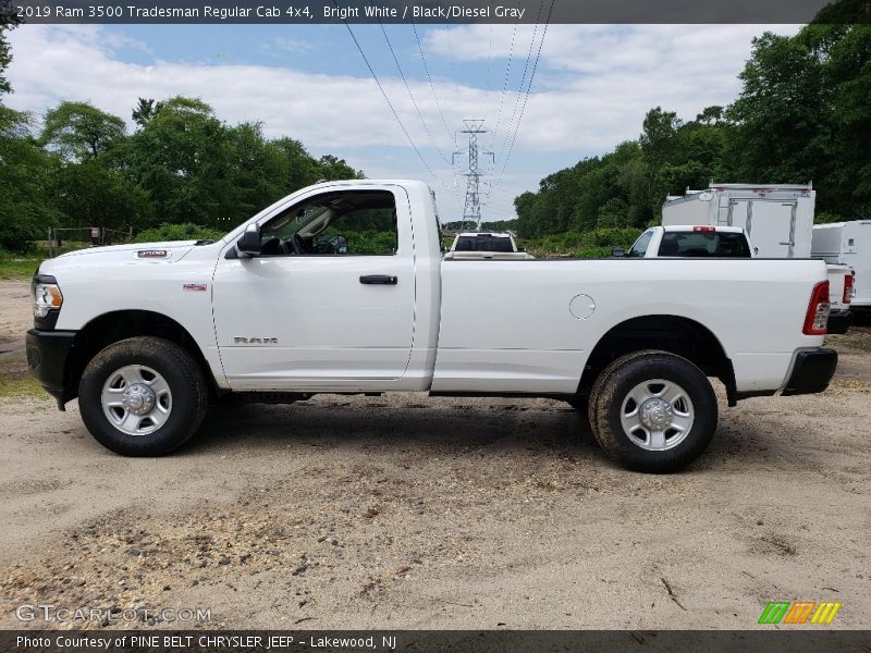  2019 3500 Tradesman Regular Cab 4x4 Bright White