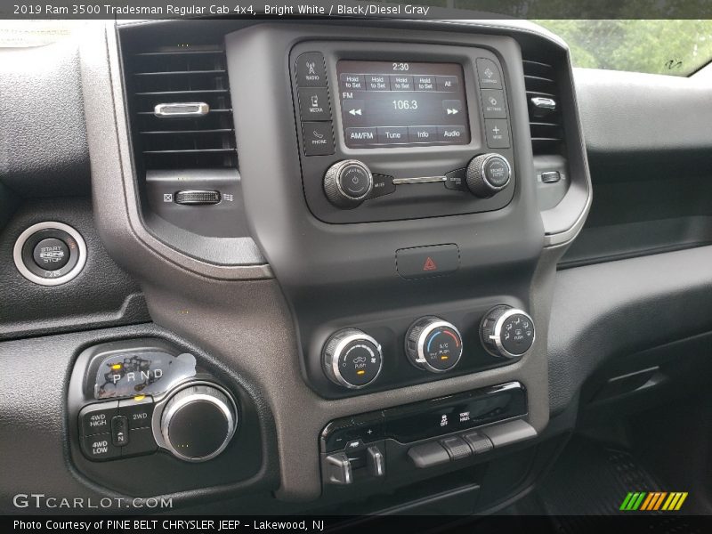 Controls of 2019 3500 Tradesman Regular Cab 4x4