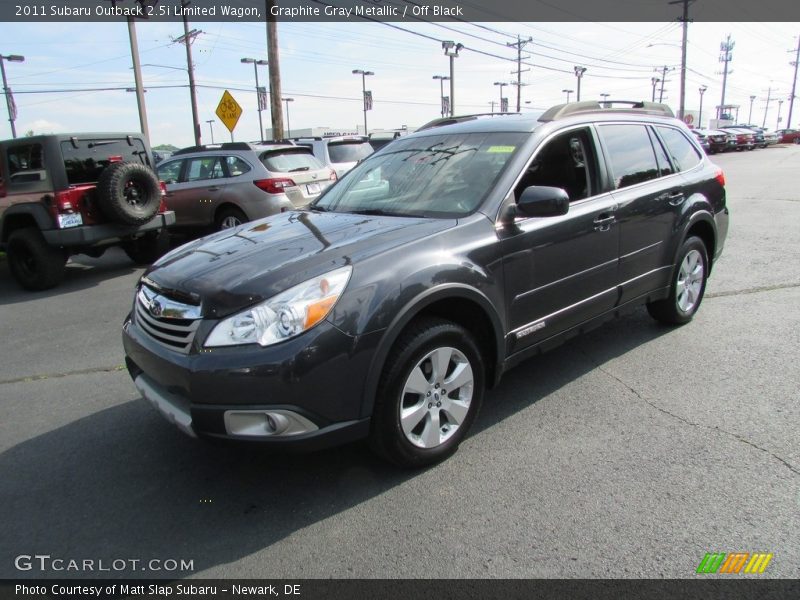 Graphite Gray Metallic / Off Black 2011 Subaru Outback 2.5i Limited Wagon