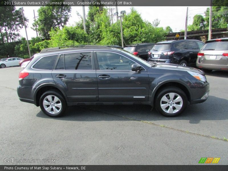 Graphite Gray Metallic / Off Black 2011 Subaru Outback 2.5i Limited Wagon