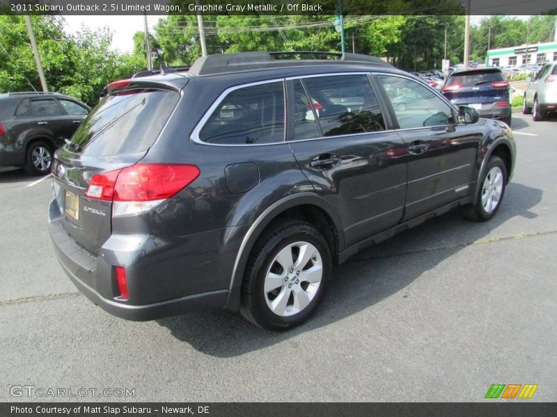 Graphite Gray Metallic / Off Black 2011 Subaru Outback 2.5i Limited Wagon
