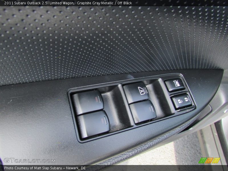 Graphite Gray Metallic / Off Black 2011 Subaru Outback 2.5i Limited Wagon