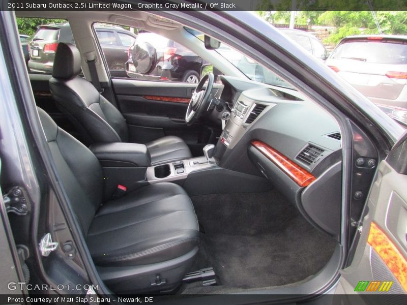 Graphite Gray Metallic / Off Black 2011 Subaru Outback 2.5i Limited Wagon