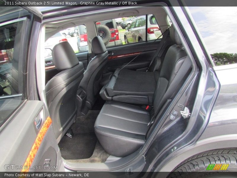 Graphite Gray Metallic / Off Black 2011 Subaru Outback 2.5i Limited Wagon