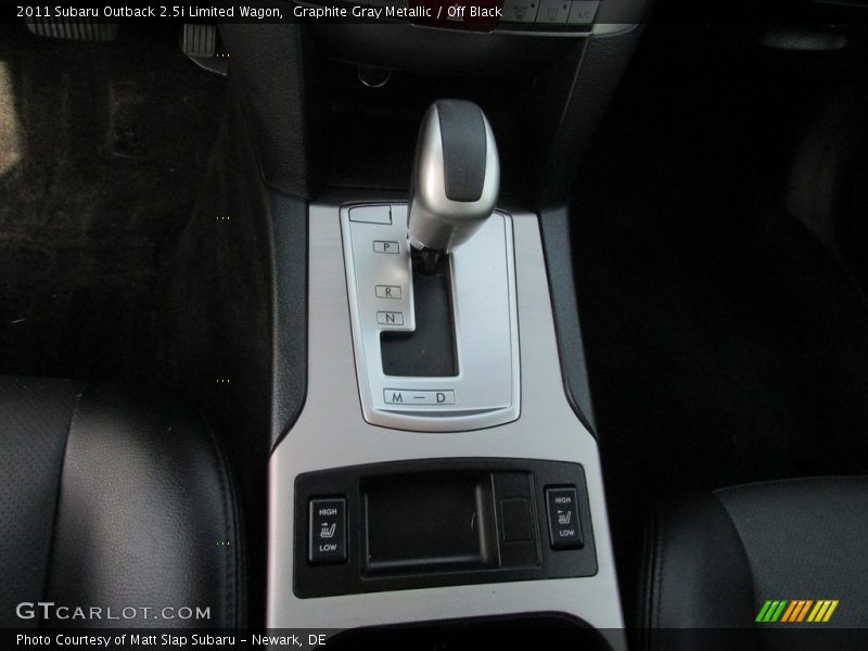 Graphite Gray Metallic / Off Black 2011 Subaru Outback 2.5i Limited Wagon
