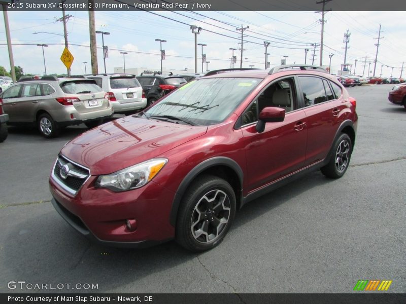 Venetian Red Pearl / Ivory 2015 Subaru XV Crosstrek 2.0i Premium