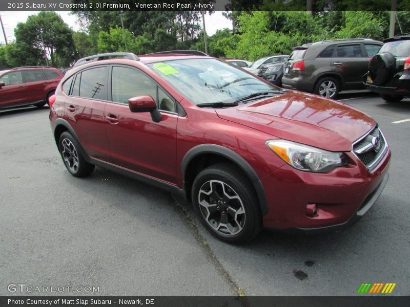 Venetian Red Pearl / Ivory 2015 Subaru XV Crosstrek 2.0i Premium