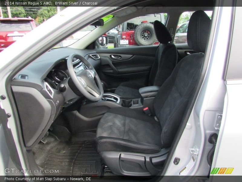 Brilliant Silver / Charcoal 2014 Nissan Rogue S AWD
