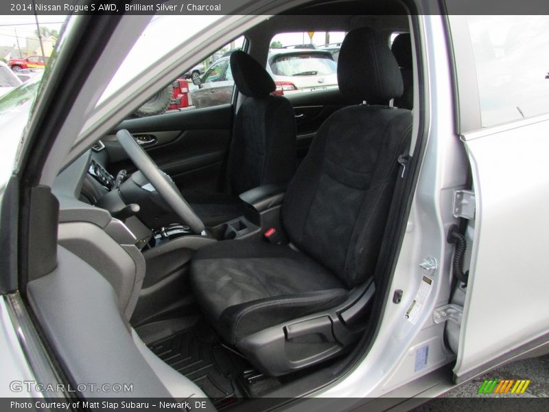 Brilliant Silver / Charcoal 2014 Nissan Rogue S AWD