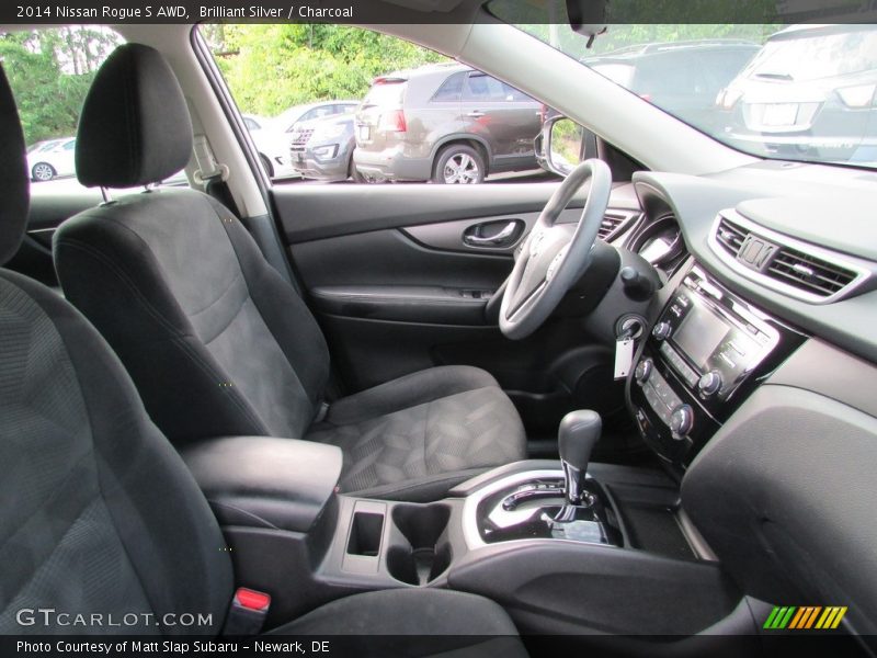 Brilliant Silver / Charcoal 2014 Nissan Rogue S AWD
