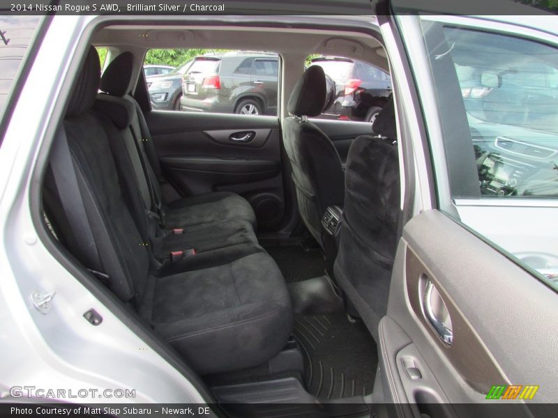 Brilliant Silver / Charcoal 2014 Nissan Rogue S AWD